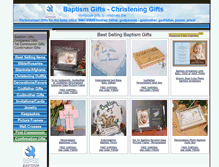 Tablet Screenshot of baptismgifts.info